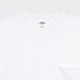 T-shirt Poche : Blanc 