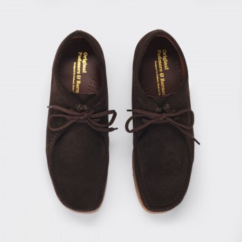 Wallabees Suede : Marron foncé