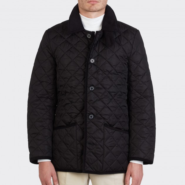 Mackintosh Quilted Jacket Black