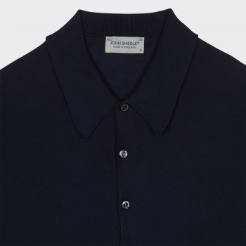 Polo Manches Courtes Coton : Marine
