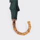 Parapluie Télescopique Bambou : Vert Foncé