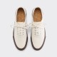 Oxford Shoe : Ecru/Brown