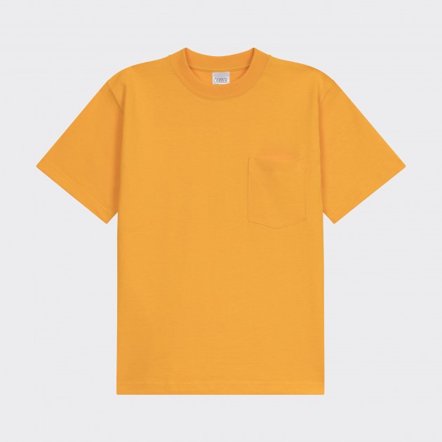 T-shirt Poche : Jaune 
