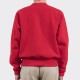 Sweatshirt Col Rond : Rouge