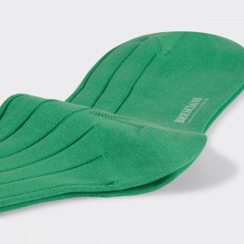 Chaussettes Courtes Coton: Vert Menthe