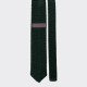 V-Shaped Knitted Tie : Dark Green