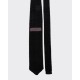 V-Shaped Knitted Tie : Dark Green