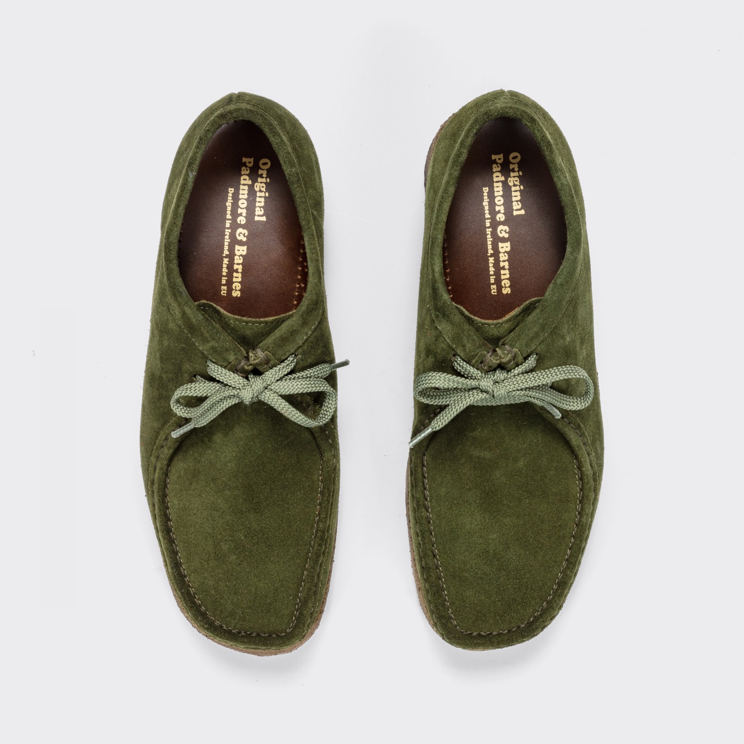 clarks wallabee green suede