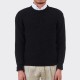 Pull Col Rond : Gris Foncé 