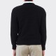 Pull Col Rond : Gris Foncé 
