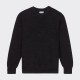 Pull Col Rond : Gris Foncé 