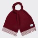Écharpe Lambswool et Angora : Bordeaux