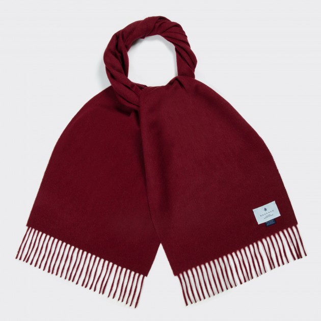 Écharpe Lambswool et Angora : Bordeaux
