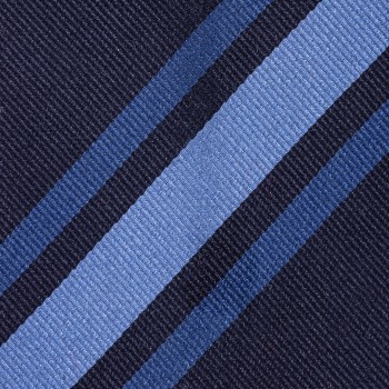 Cravate Rayures Club : Bleu