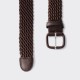 Ceinture Tressée : Marron 