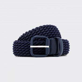 Woven Elastic Belt : Navy 