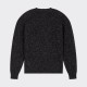 Brushed Wool Crewneck Knit: Grey