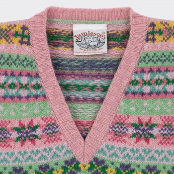 Crazy Fair Isle : Rose