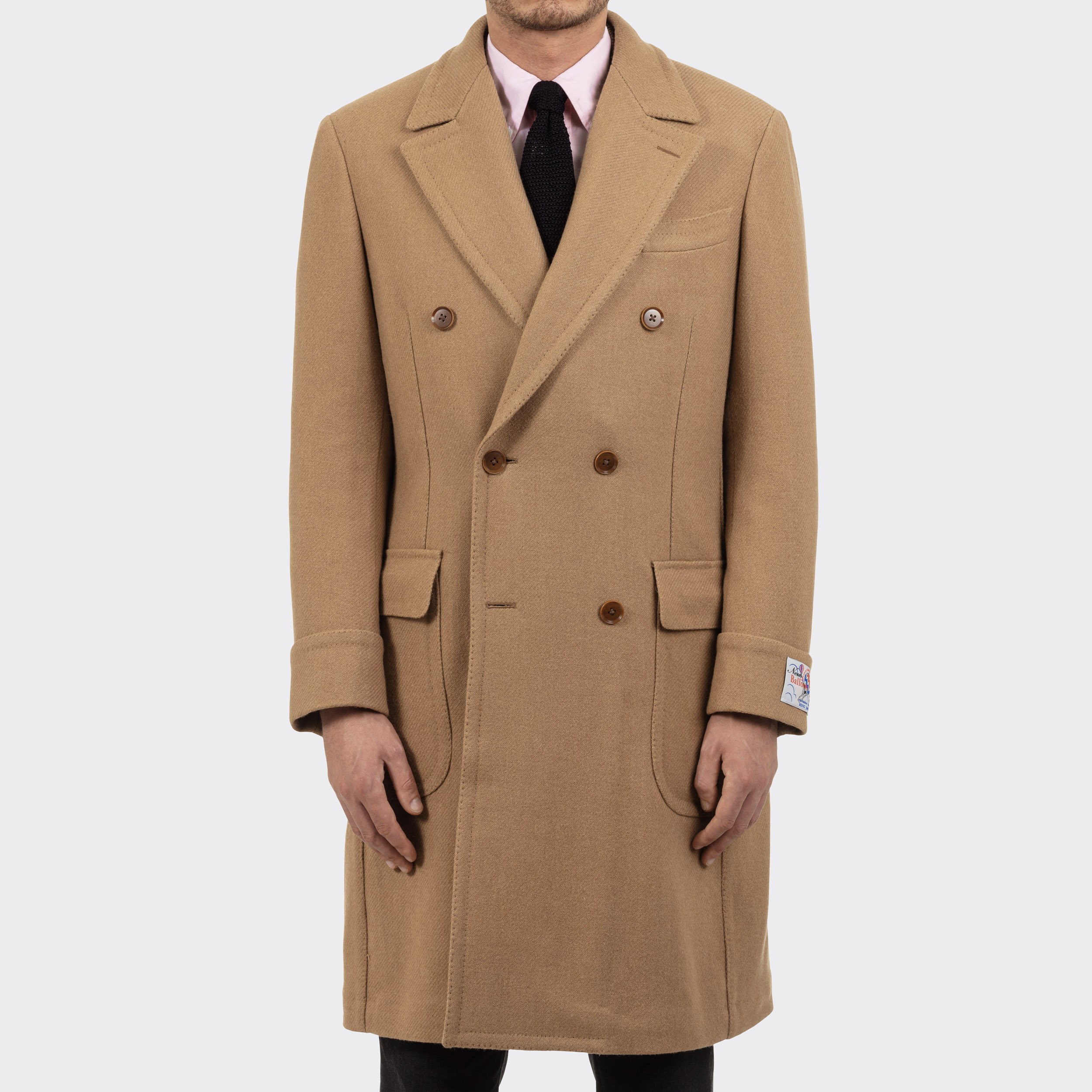 wool polo coat