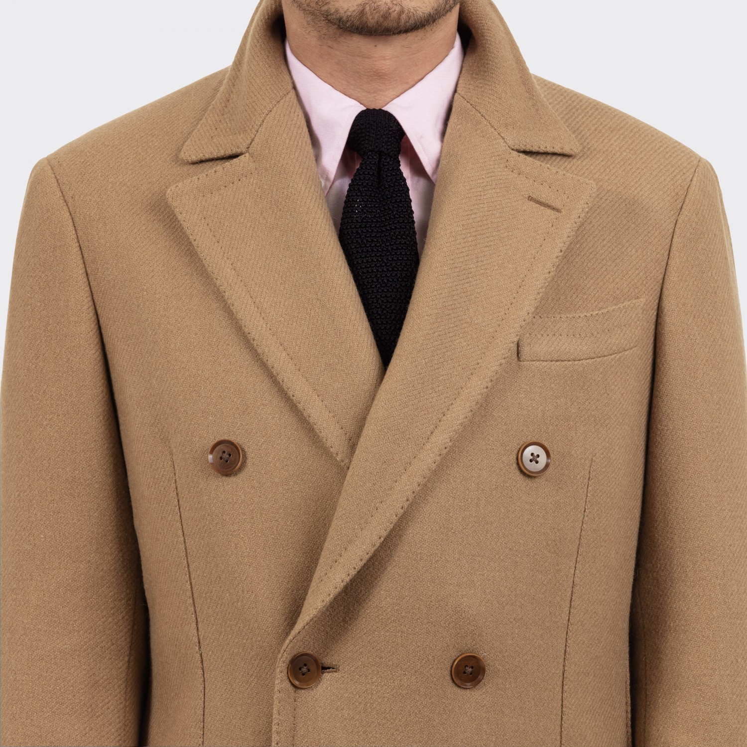 wool polo coat