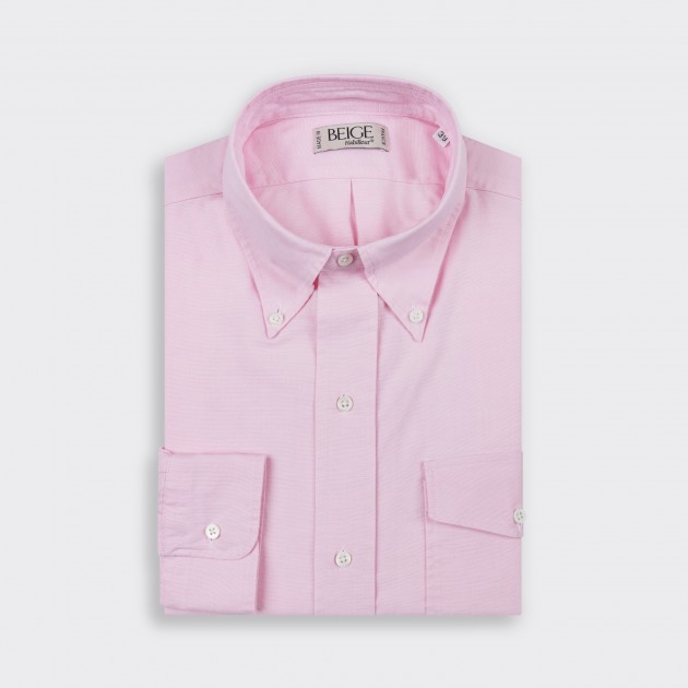 Chemise “OCBD” Poche à Rabat : Rose