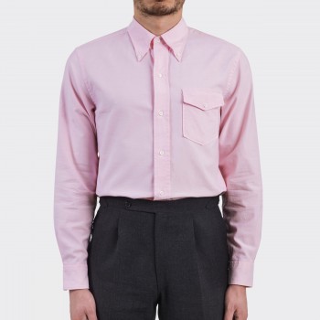 Chemise “OCBD” Poche à Rabat : Rose