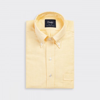 Oxford Cloth Button-Down Shirt : Yellow
