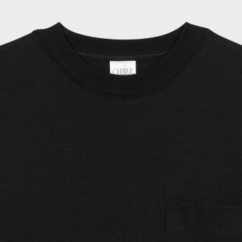 T-shirt Poche : Noir