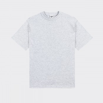 T-shirt Fin : Gris Chiné