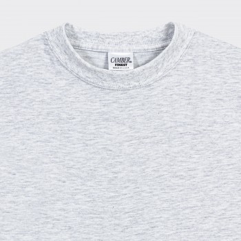 T-shirt Fin : Gris Chiné