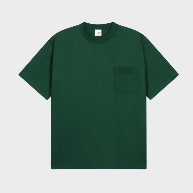 green t shirt with pocket