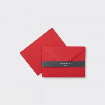 Cartes Et Enveloppes Assorties : Rouge