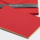 Cartes Et Enveloppes Grand Format : Rouge