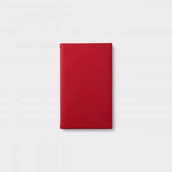 Petit Carnet en Cuir : Rouge 