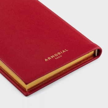 Petit Carnet en Cuir : Rouge 