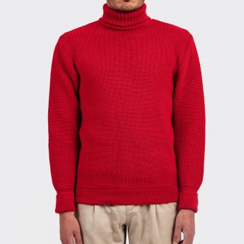 Col Roulé "Submariner" : Rouge 