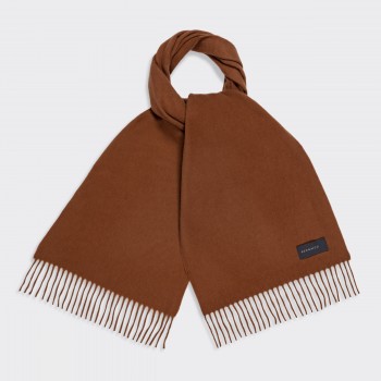 Lambswool and Angora Scarf : Vicuna 