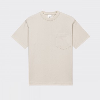 T-shirt Poche : Ecru