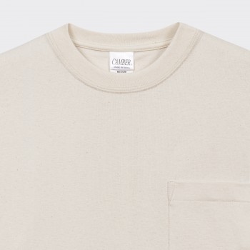 Pocket T-shirt : Ecru