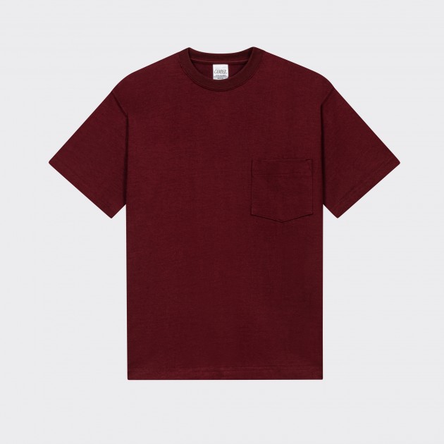 T-shirt Poche : Rouge Harvard