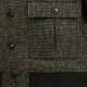 Blouson A-1 "Harris Tweed" : Vert Foncé 