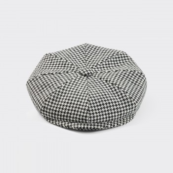 Dogtooth « 8-Panels » Cap : Black/White