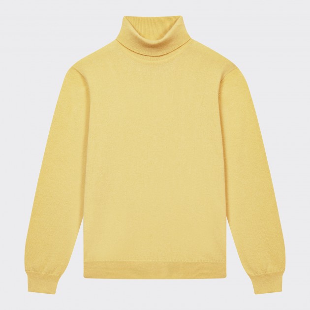 Pull Col Roulé Cachemire : Beurre Frais