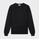 Pull Col Rond Cachemire : Gris