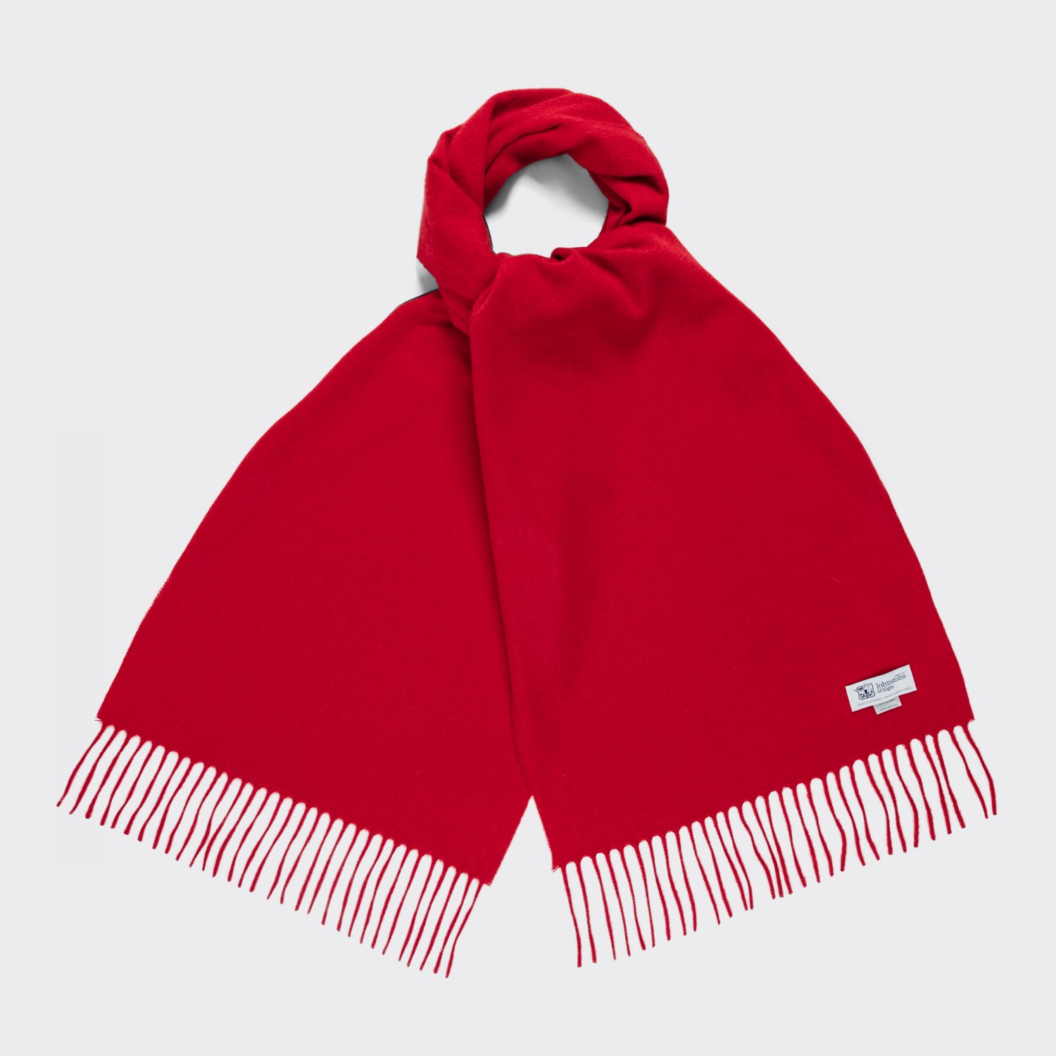 Red Cashmere Scarf | Mongulai