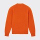 Brushed Wool Crewneck Knit : Orange