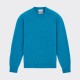 Brushed Wool Crewneck Knit : French Blue