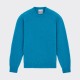 Brushed Wool Crewneck Knit : French Blue