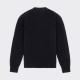 Brushed Wool Crewneck Knit : Black