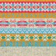 Crazy Fair Isle : Jaune Pâle
